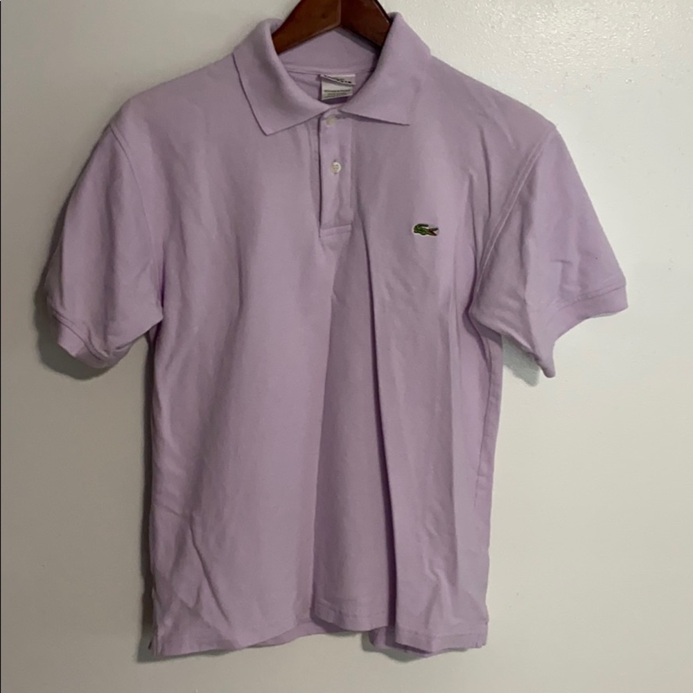 Lacoste 🐊 polo lavender size 5